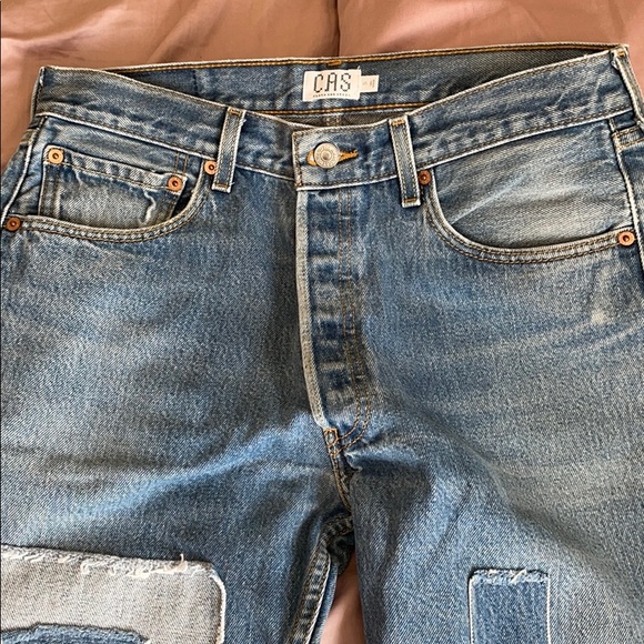 Cloth & Steel Patchwork High Waisted Denim - Picture 4 of 10